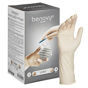 Латексные стерильные перчатки Benovy