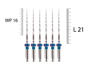 Mtwo 21мм, 06, N30 (6 шт), VDW - машинные файлы, WP 16