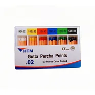 Гуттаперчевые штифты 02, ассорти 90-140 (60 шт), HTM Dent