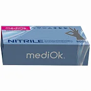 Перчатки нитриловые MediOk серые XS 100 шт (50 пар)