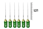 K-File Nitiflex 21мм №35 (6 шт), Dentsply Sirona - ручные файлы, каналорасширитель супергибкий из NiTi сплава