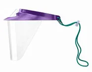 Op-d-op face shield (i) экраны защитные с козырьком для лица из пластмассы сиреневый