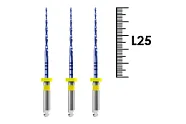 Blue Storm 25мм .02, N50 (3 шт), Sani - машинные ротационные эндо файлы