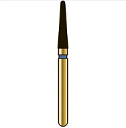 G856 конический с закругленным торцом, длина 8 мм, ISO 018, хвостовик FG ISO 313, зернистость 105, синее кольцо (5 шт.), Diatech - бор алмазный