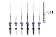 FlexMaster NiTi 31мм .04 №25 (6 шт), VDW - машинные файлы, никель-титан / Флекс Мастер Тейпер