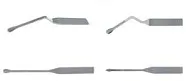 SB002, угловые (10 шт.), MJK Instruments - лезвия скальпеля ложковидные