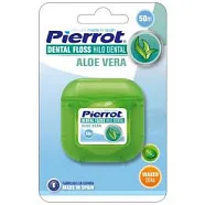 Нить межзубная вощеная Aloe Vera Dental Floss с алоэ и фтором, 50 м