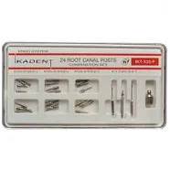 Штифты Ikadent IKT-X20- F (С20 х 4, D20 х 4, D25 х 4, GF25 х 4, E20 х 4, EF20 х 4, развертка х 2, фреза торцевая ,ключ инструментальный) Ikadent (Икадент)