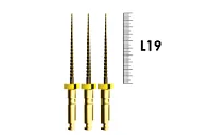 E-Flex Gold 19мм, .08, N17 (3 шт), Eighteeth - машинные файлы