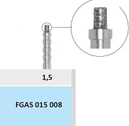 Бор алмазный FG - маркер глубины - 008 серый (FGAS015008 (1 шт.), Horico