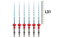 UltraFiles Blue (Heat Activation) 31мм .04 №25 (6 шт), Еврофайл - машинные файлы, никель-титан