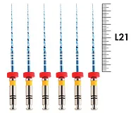 UltraFiles Blue (Heat Activation) 21мм .06 №20 (6 шт), Еврофайл - машинные файлы, никель-титан