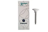 Полиры силиконовые Ensmart Pin Диск (бел. груб.), 30шт. на пласт.ножке