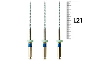 HyFlex EDM 21мм, .02, N60 (3 шт), Coltene - машинные файлы, NiTi, финишные