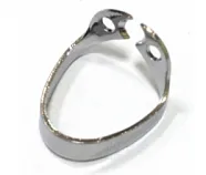 Gloss Finish Wingless Clamps #W00 - Полированные бескрылые кламмеры