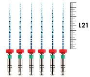 UltraFiles Blue (Heat Activation) 21мм .06 №35 (6 шт), Еврофайл - машинные файлы, никель-титан