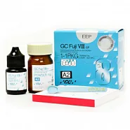 Fuji VIII A2- ст/ионом.цемент для реставрации (15г+8мл)