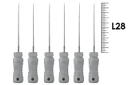 K-File ReadySteel 28мм №08 (6 шт), Dentsply Sirona - ручные файлы, каналорасширители, в стерильном блистере