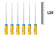K-Reamer 25мм №20 (6 шт), Dentsply Sirona - ручные файлы, каналорасширители, нержавеющая сталь