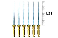 E-Flex Blue 10 Packs 144, 31мм, .04, N50 (6 шт), Eighteeth - машинные файлы