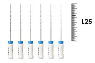 K-Reamer 25мм №15 (6 шт), Dentsply Sirona - ручные файлы, каналорасширители, нержавеющая сталь