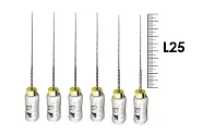 Profinder 25мм №013 Senseus (6 шт), Dentsply Sirona - ручные файлы, супергибкий расширитель корневого канала, силиконовая ручка, стерильный блистер