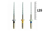 HyFlex EDM набор для шейпинга 25мм, N40/.04, N50/.03, N60/.02 (3 шт), Coltene - машинные файлы, NiTi