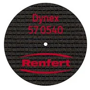 Dynex диски отрезные, армированные стекловолокном, для резки и шлифовки сплавов, 40 мм x 0,5 мм, 20 шт.