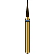 G852 игловидный (пика), длина 6 мм, ISO 012, хвостовик FG ISO 314, зернистость 105, синее кольцо (5 шт.), Diatech - бор алмазный