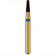 G845 конический с плоским концом, длина 4 мм, ISO 014, хвостовик FG ISO 314, зернистость 40, красное кольцо (5 шт.), Diatech - бор алмазный