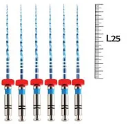 UltraFiles Blue (Heat Activation) 25мм .06 №30 (6 шт), Еврофайл - машинные файлы, никель-титан
